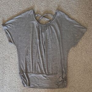 Apt. 9 Women's Short Sleeve Gray Top